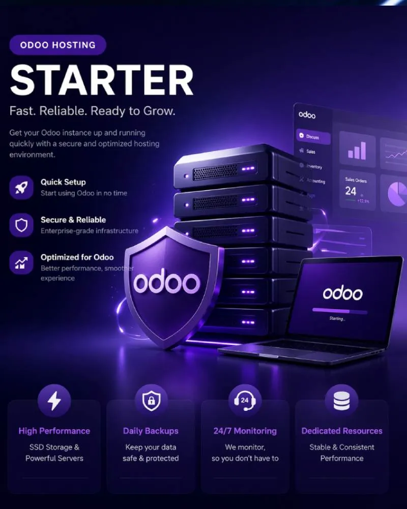 [DLB000001] Starter Odoo Hosting Plan