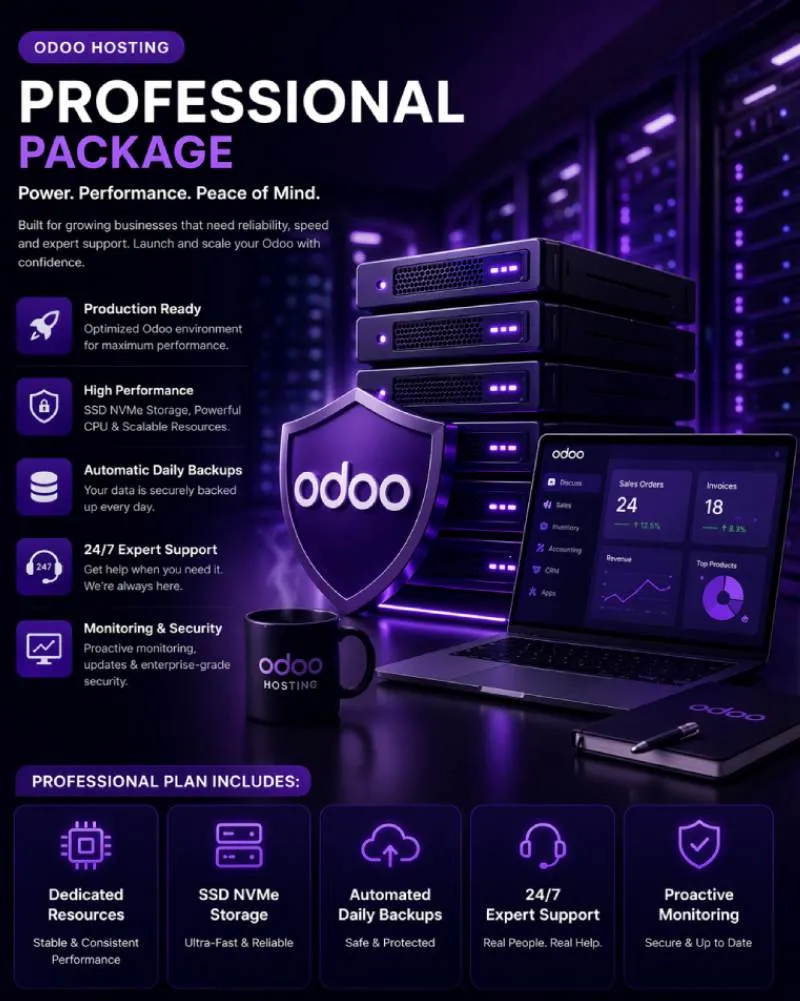 [DLB000002] Pro Odoo Hosting Plan
