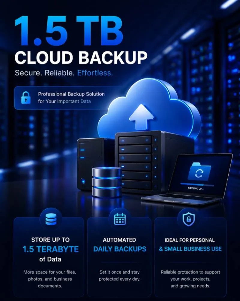 [DLB000009] 1.5TB Cloud Backup