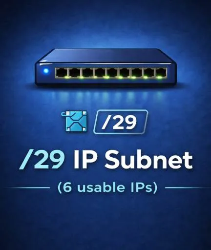 [DLB000024] /29 IP subnet (6 usable IPs)