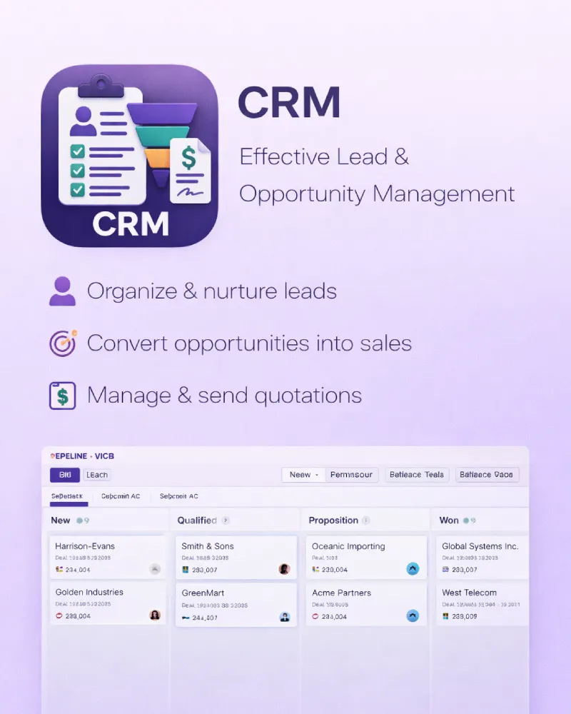 [DLB000031] Portal CRM Integration for Odoo